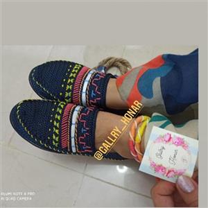 گیوه ی سنتی همراه با پا بند