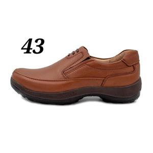 کفش طبی فرزین مدل موناکو بی بندی  رنگ گردویی سایز 43 