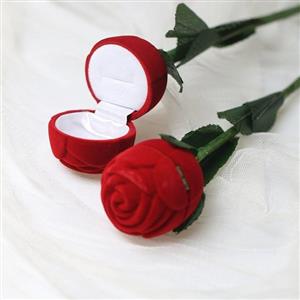 جعبه انگشتر گل رز