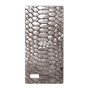 برچسب تزئینی ماهوت مدل Cobra-belly Leather مناسب برای گوشی  BlackBerry Leap