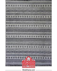 فرش 350 شانه تراکم 1800 زمینه لاکی (اصیل) برند فرش مشهد