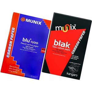 کاغذ کاربن کانگرو مدل مونیکس سایز A4 - دو بسته 100 عددی Kangaro Munix Carbon Size A4 - Two Pack 0f 100