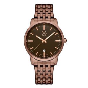 ساعت مچی عقربه ای مردانه اوبلاک مدل 72701 رنگ کافی صفحه کافی