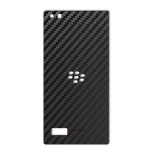 برچسب تزئینی ماهوت مدل Carbon-fiber Texture مناسب برای گوشی  BlackBerry Leap