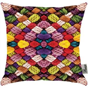 کوسن مخمل رنس مدل S2-10158 سایز 33x33 سانتی متر