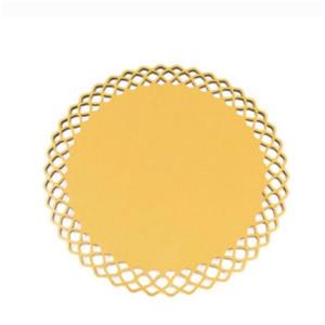زیر لیوانی،مولتی استایل طرح دایره، در دو رنگ طلایی و نقره ای،بسته 6 عددی،سایز 15 سانت