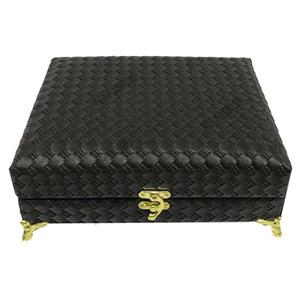 جعبه خیاطی عروس طرح چرمی مشکی