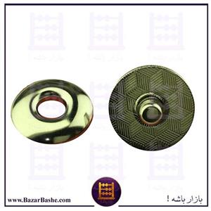 دکمه اهنربایی نکی رنگ نیکل نقره ای - دکمه مگنتی نکی کیف دوزی