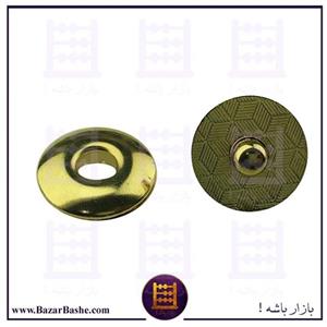 دکمه اهنربایی نکی رنگ طلایی - دکمه مگنتی نکی کیف دوزی