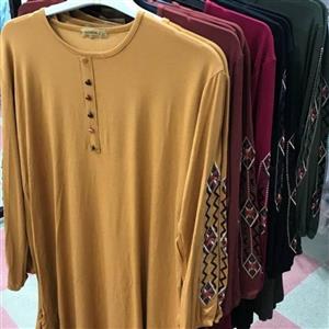 تونیک نخی خنک تابستانی ترک مارک معروف آسمین \nسایز بندی LوXLوXXLضدحساسیت کیفیت بی نظیر