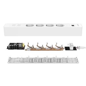 چندراهی برق اوریکو مدل OSC 4A4U EU Orico Power Strip 