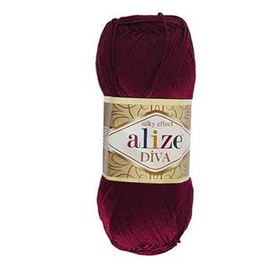 کاموا آلیز دیوا زرشکی(alize DIVA)