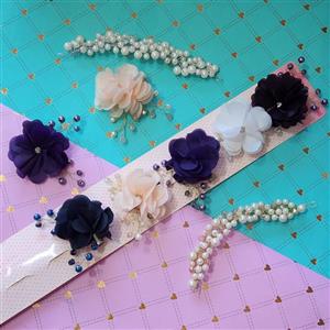 گیره انبری گل و مروارید