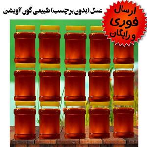 عسل(بدون برچسب) طبیعی گون آویشن(15 کیلوگرم با بسته های 1 کیلوگرم)( و فوری)(مستقیم از زنبوردار)