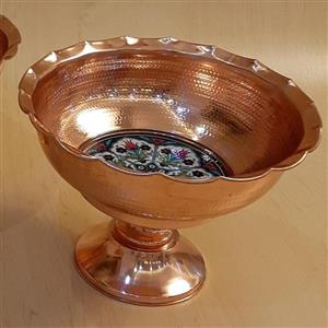 کاسه آجیل مسی مدل سلین