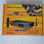 گیرنده دیجیتال پروویژن نسل سوم provision با کدک HEVC مدل pro20 پلاس( پشتیبانی از شبکه های HD صدا و سیما)