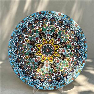 بشقاب ست سه عددی  میناکاری 