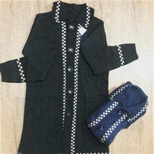 بافت بلند زنانه کلاه دار جدید وارداتی