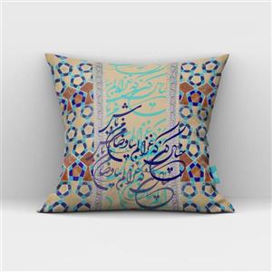 کاور کوسن مخمل 40x40 طرح  غزال 2 آرت مان