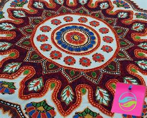 رومیزی گرد پته