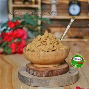 حلوا راشی بسته بندی نیم کیلویی تهیه شده از ارده و شیره