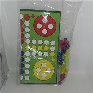 بازی فکری منچ و مار پله مقوایی طرح کلاسیک