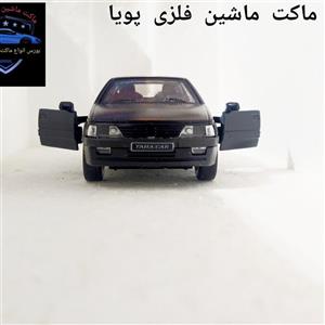 ماکت ماشین فلزی پژو 405 رنگ مشکی به طول 12 سانتیمتر و وزن 85 گرم