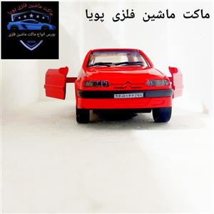 ماکت ماشین فلزی زانتیا رنگ قرمز به طول 12 سانتیمتر و وزن 100 گرم