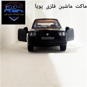 ماکت ماشین فلزی دنا رنگ مشکی طول 12 سانتیمتر و وزن 100 گرم