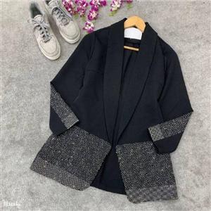 کت تک زنانه زیبا نگین دار مجلسی