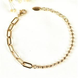 دستبند ژوپینگ طرح طلا مدل زنجیر کد 8312