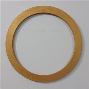 قاب آینه چوبی گرد 34سانتی ام دی اف رنگ طلایی صنایع دستی بیاتانی