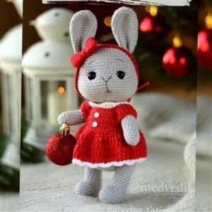 عروسک بافتنی خرگوش ملوسک