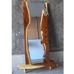 آینه قدی چوبی روستیک