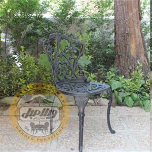 صندلی باغی آلومینیومی مدل گیسو\nتکی