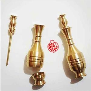 سرمه دان برنجی جنس اعلا مناسب برای استفاده از سرمه اثمد 