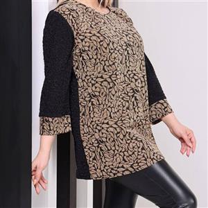 تونیک لمه کره ای طلایی مشکی و نقره ای مشکی