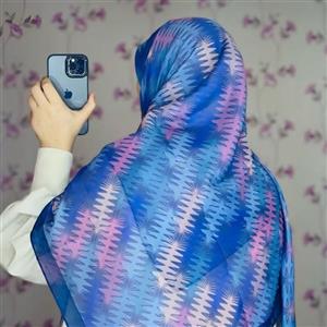 روسری نخی اسپرت ، تک رنگ ، تک طرح