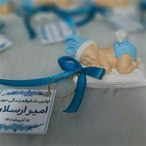 گیفت نوزادی، مناسب هدیه، برای دو عدد،قابل اجرا در طرح مدنظر و تزیین با تور ربان 
