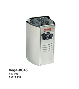 هیتر برقی سونا خشک هارویا سری VEGA مدل BC45
