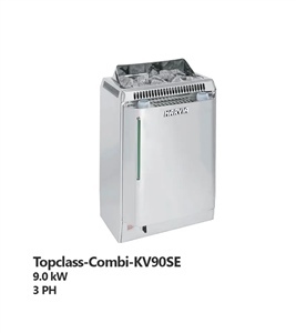 هیتر سونا خشک هارویا سری Topclass Combi مدل KV90SE