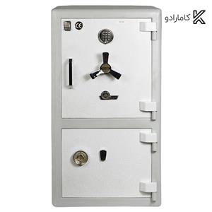 گاو‌صندوق دو طبقه کلاسیک کاوه مدل ۷۵۰DKdg با رمز دیجیتال