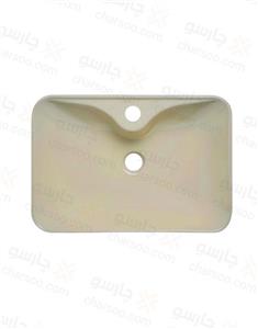 روشویی روکابینتی گاتریا مدل هما مستطیل بژ شیر سرخود درجه ۱