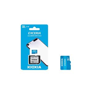 کارت حافظه‌ microSDHC کیوکسیا مدل EXCERIA کلاس 10 استاندارد UHS-I U1 سرعت 100MBps ظرفیت 64 گیگابایت به همراه آداپتور SD