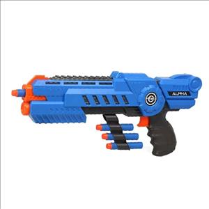 تفنگ اسباب بازی کودک رنگ آبی مدل ALPHA Team کد P/1040/AB