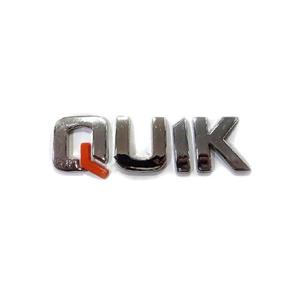 آرم صندوق عقب کوییک لاتین (آبکاری استیل) QUIK