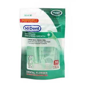 نخ دندان کمانی 30 عددی هایدنت Hi Dent