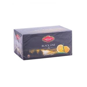 چای سیاه کیسه ای گلستان با طعم لیمو پک 25 عددی Golestan Black Tea Lemon  Pack Of 25