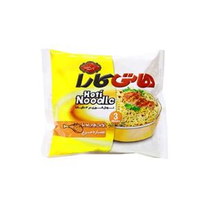 هاتی نودل کارا مقدار 77 گرم بسته 4 عددی به همراه 1 هدیه Hoti Kara Noodle Chicken Flavour 77gr Pack With Gif 