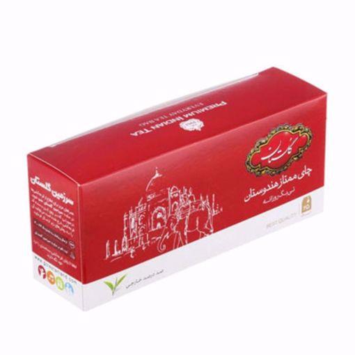 چای سیاه کیسه ای گلستان ممتاز هندوستان پک 25 عددی